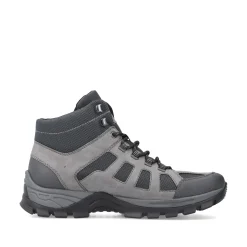 Rieker Herren Schnürstiefel platingrau