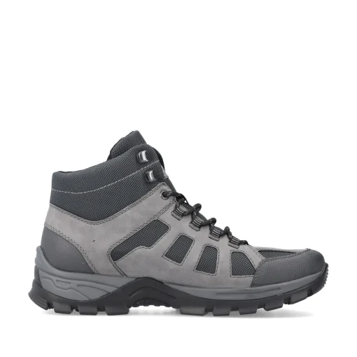 Rieker Herren Schnürstiefel platingrau