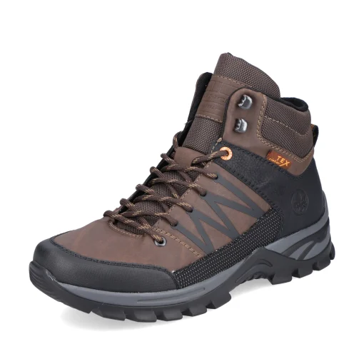 Rieker Herren Schnürstiefel nussbraun