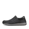 Rieker Herren Slipper asphaltschwarz