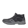 Rieker Herren Slipper asphaltschwarz