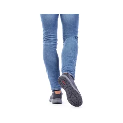 Rieker Herren Slipper asphaltschwarz