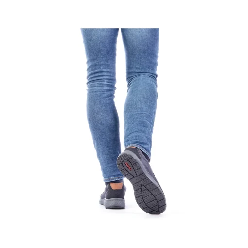 Rieker Herren Slipper asphaltschwarz