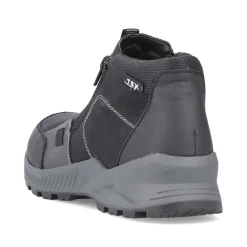 Rieker Herren Slipper asphaltschwarz