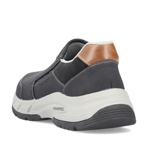 Rieker Herren Slipper asphaltgrau