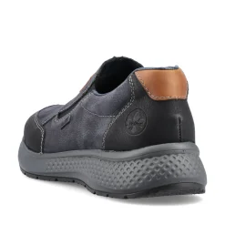 Rieker Herren Slipper asphaltschwarz