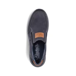 Rieker Herren Slipper asphaltschwarz