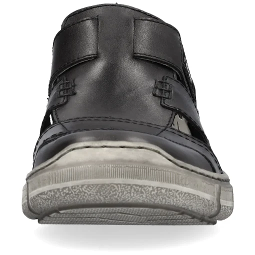 Rieker Herren Slipper asphaltgrau