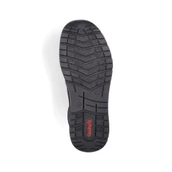 Rieker Herren Slipper asphaltschwarz