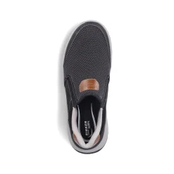 Rieker Herren Slipper asphaltgrau
