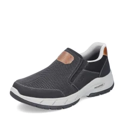 Rieker Herren Slipper asphaltgrau