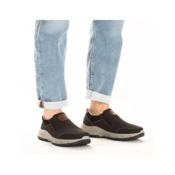 Rieker Herren Slipper asphaltgrau
