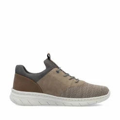 Rieker Herren Slipper braun-beige