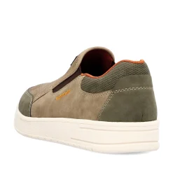 Rieker Herren Slipper braun-beige