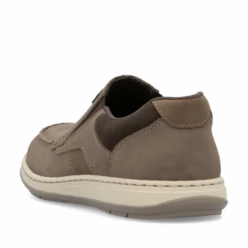 Rieker Herren Slipper braun-beige