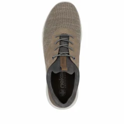 Rieker Herren Slipper braun-beige
