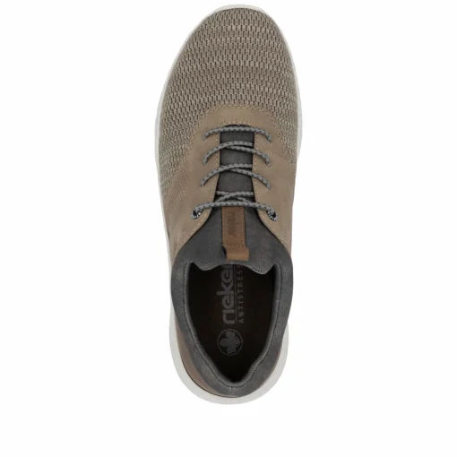 Rieker Herren Slipper braun-beige