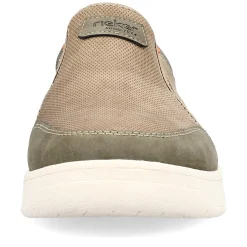 Rieker Herren Slipper braun-beige