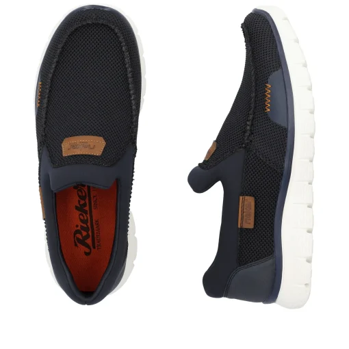 Rieker Herren Slipper dunkelblau