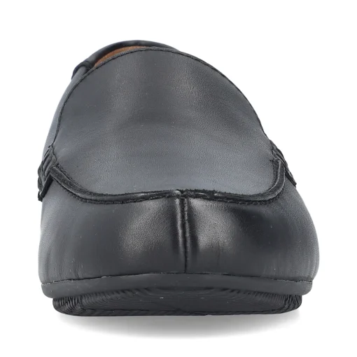 Rieker Herren Slipper glanzschwarz