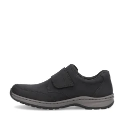 Rieker Herren Slipper graphitschwarz
