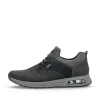 Rieker Herren Slipper graphitschwarz