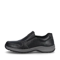 Rieker Herren Slipper graphitschwarz