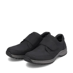 Rieker Herren Slipper graphitschwarz