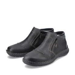 Rieker Herren Slipper graphitschwarz