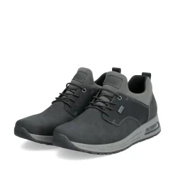 Rieker Herren Slipper graphitschwarz