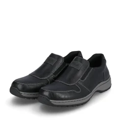 Rieker Herren Slipper graphitschwarz