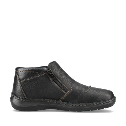 Rieker Herren Slipper graphitschwarz