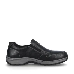 Rieker Herren Slipper graphitschwarz