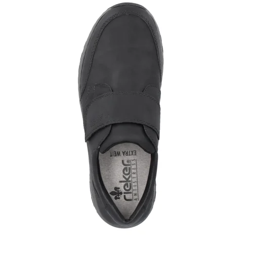 Rieker Herren Slipper graphitschwarz