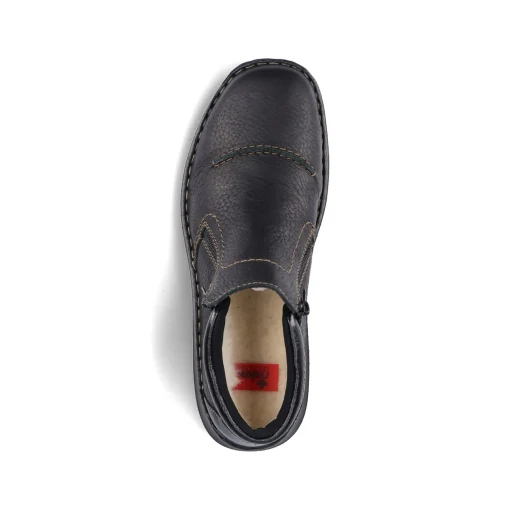 Rieker Herren Slipper graphitschwarz