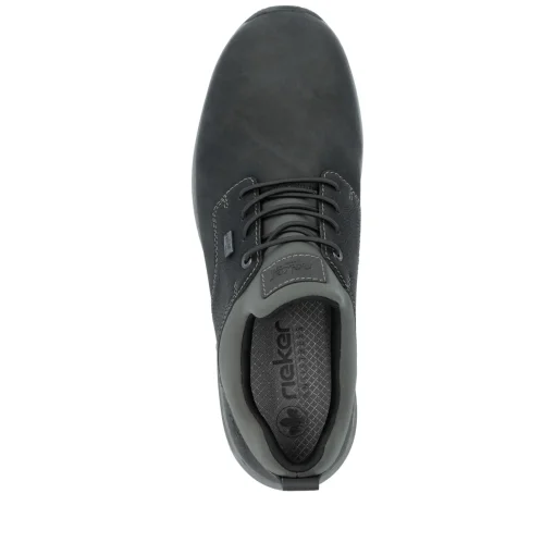 Rieker Herren Slipper graphitschwarz