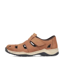 Rieker Herren Slipper holzbraun