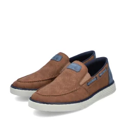 Rieker Herren Slipper holzbraun