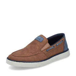 Rieker Herren Slipper holzbraun