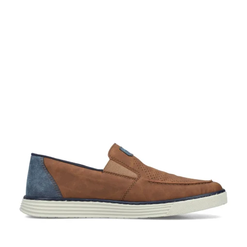 Rieker Herren Slipper holzbraun