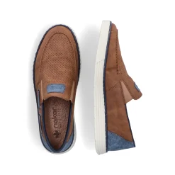Rieker Herren Slipper holzbraun