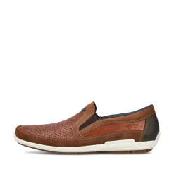 Rieker Herren Slipper karamellbraun