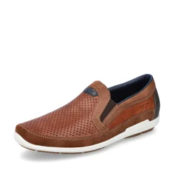 Rieker Herren Slipper karamellbraun