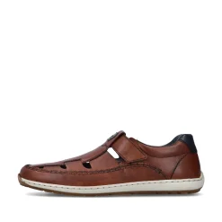 Rieker Herren Slipper kastanienbraun
