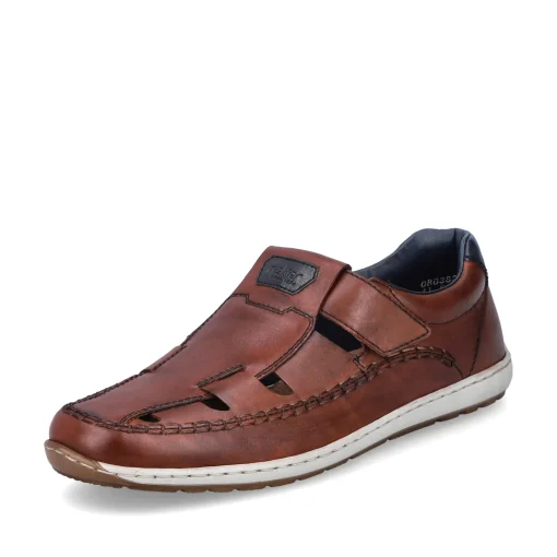 Rieker Herren Slipper kastanienbraun