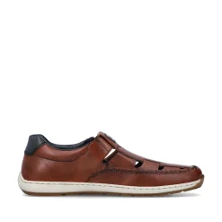 Rieker Herren Slipper kastanienbraun