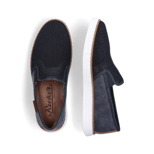 Rieker Herren Slipper marineblau