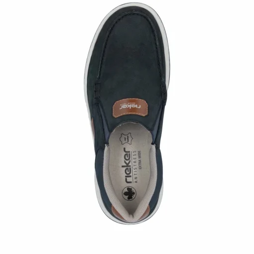 Rieker Herren Slipper marineblau