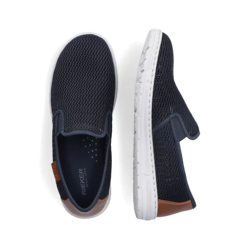 Rieker Herren Slipper marineblau