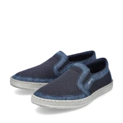 Rieker Herren Slipper meeresblau